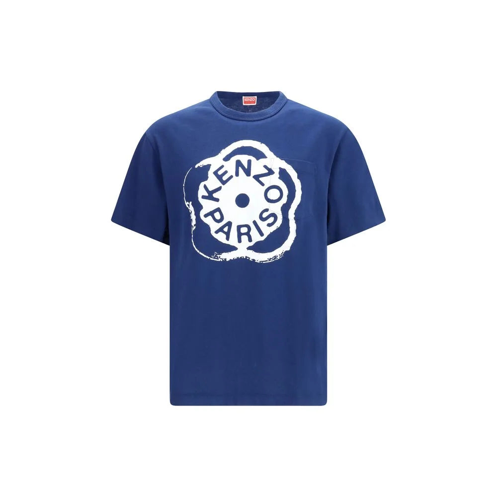 Kenzo Blue Cotton T-Shirt