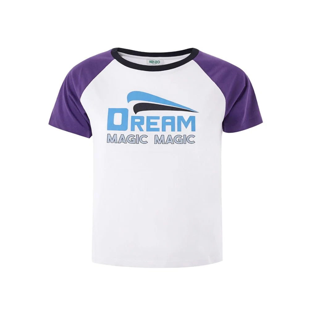 Kenzo Chic Multicolor Cotton Top for Sophisticated Style - S - T-Shirts