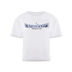 Kenzo Elegant White Cotton Top for Women - XS - T-Shirts