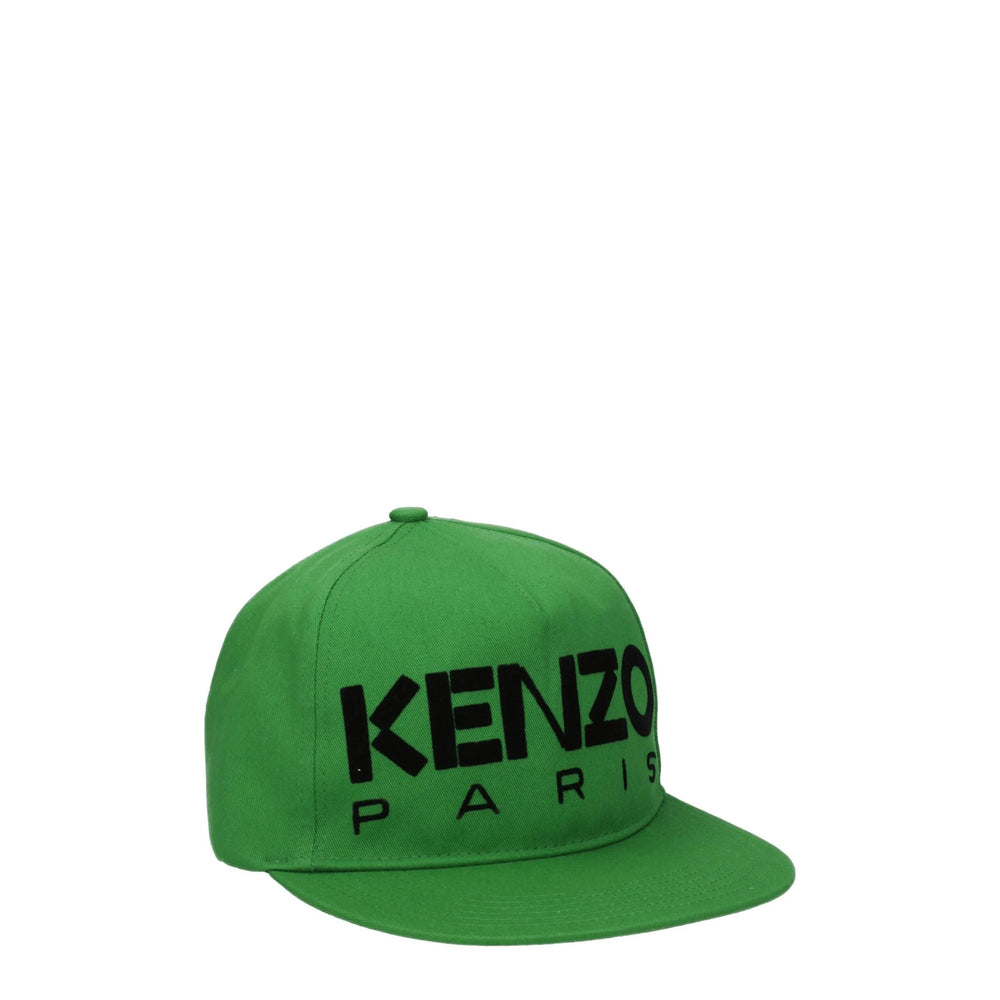Kenzo Green Cotton Caps (Baseball Hat) - UNI