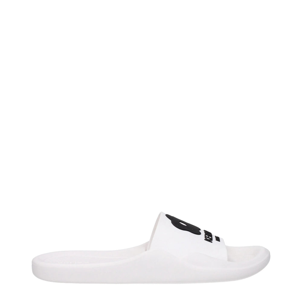Kenzo White Cotton Slippers Sandals - EU36/US6 - Sandals