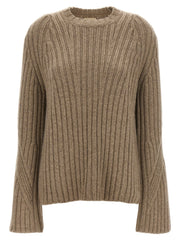 Khaite Beige Cashmere Cardigan - XS