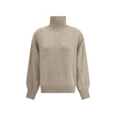 Khaite Beige Cashmere Cashmere Sweater - M - Sweaters