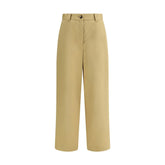 Khaite Beige Cotton Casual Pants