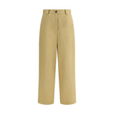 Khaite Beige Cotton Casual Pants - 4