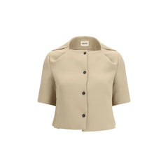 Khaite Beige Polyester Coat