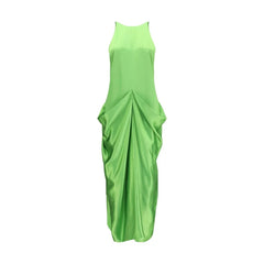 Khaite Bicolor Copper Cocktail Dress - 4