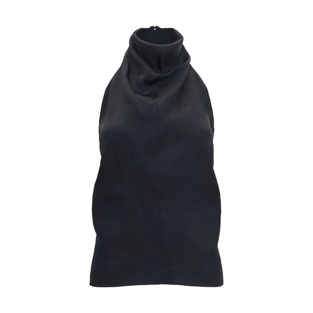 Khaite Black Acetate Blouse