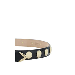 Khaite Black Calf Leather Bos Taurus Belt - 90 cm / 36 Inches