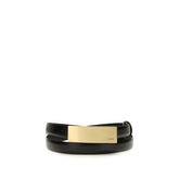 Khaite Black Calf Leather Bos Taurus Regular Belt - 75 cm / 30 Inches