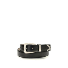 Khaite Black Calf Leather Bos Taurus Regular Belt - 85 cm / 34 Inches