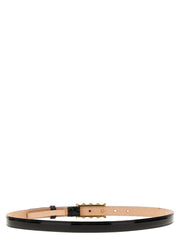 Khaite Black Calfskin Regular Belt - 90 cm / 36 Inches