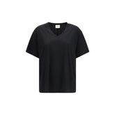 Khaite Black Cotton T-Shirt - M