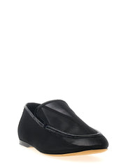Khaite Black Polyamide Slip-On Loafers - EU41/US11