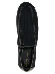 Khaite Black Polyamide Slip-On Loafers - EU41/US11