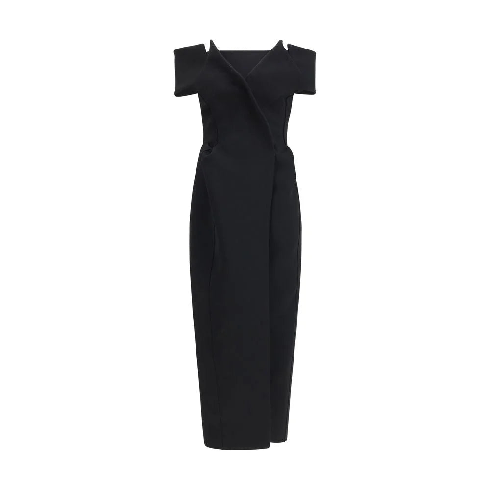 Khaite Black Polyester Cocktail Dress - 4