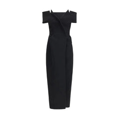 Khaite Black Polyester Cocktail Dress - 4