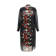 Khaite Black Silk Casual Dress