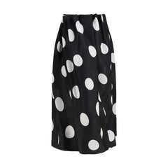 Khaite Black Silk Skirt - 2
