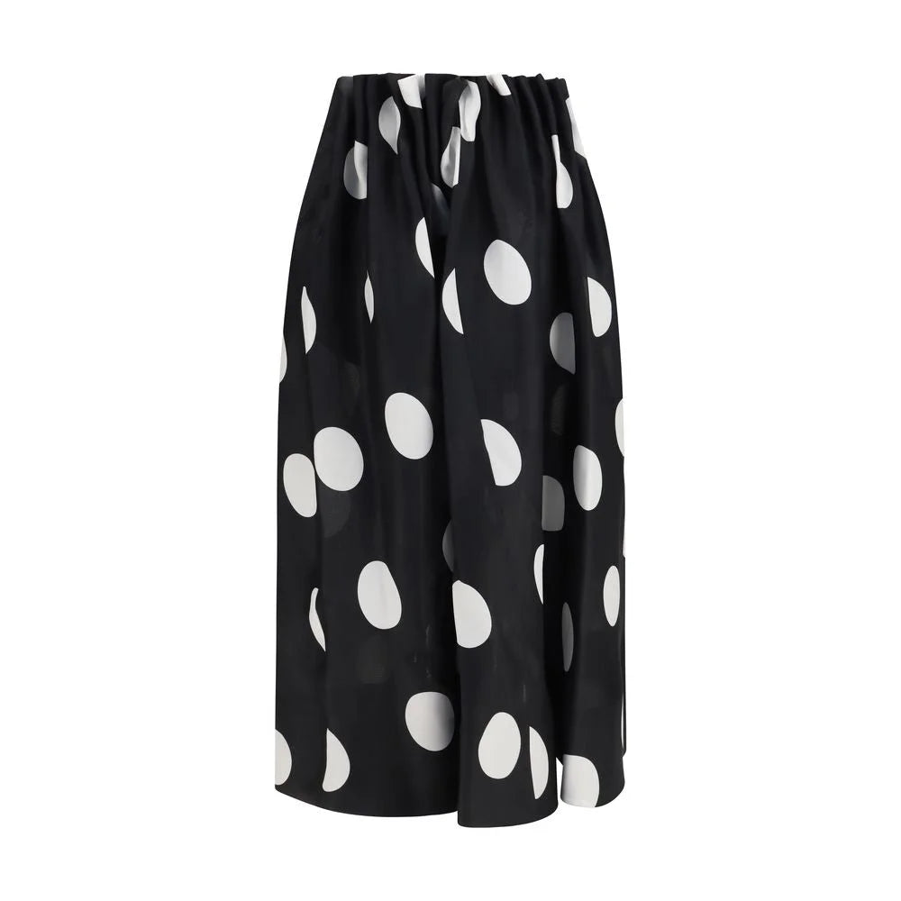 Khaite Black Silk Skirt - 2