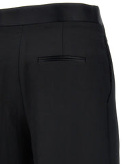 Khaite Black Viscose Casual Pants - 4