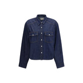 Khaite Blue Denim Shirt - M