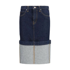 Khaite Blue Denim Skirt - 26