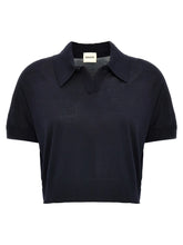 Khaite Blue Wool Shortsleeve Shirt - M