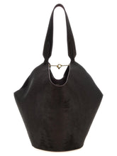 Khaite Bordeaux Calfskin Tote Bag