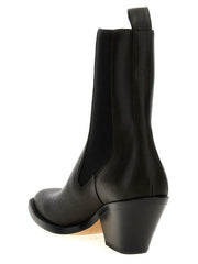 Khaite Brown Calfskin Chelsea Boots - EU37/US7