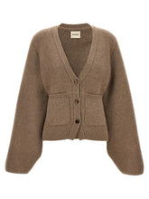 Khaite Brown Cashmere Cardigan - S