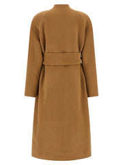 Khaite Brown Wool Coat - S