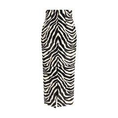 Khaite Multicolor Calf Leather Bos Taurus Skirt - 4