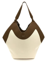 Sac cabas en cuir multicolore Khaite