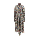 Khaite Πολυχρωμη Σεξυδωμένο Φόρεμα Καθημερινής Χρήσης από μετάξι - S