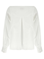 Khaite White Cotton Blouse
