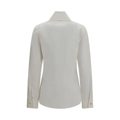 Khaite White Cotton Shirt - 4