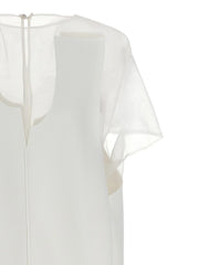 Khaite White Polyester Short Dress