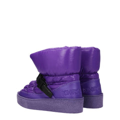Khrisjoy Purple Polyester Ankle Boots - EU39/US9