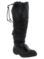 Kiko Kostadinov Black Leather Over The Knee