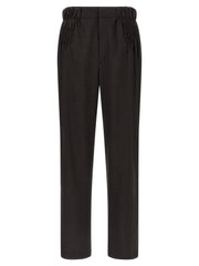 Kiko Kostadinov Brown Virgin Wool Casual Pants