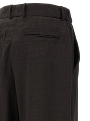 Kiko Kostadinov Brown Virgin Wool Casual Pants