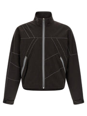 Kiko Kostadinov Brown Virgin Wool Full-Length Jacket