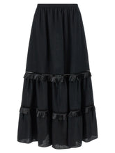 Kiton Black Linen Mini Skirt - IT42