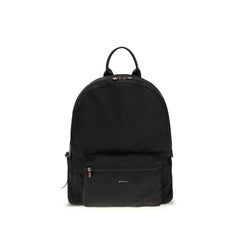 Kiton Black Nylon Backpack