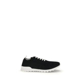 Kiton Black Rubber Athletic Sneakers