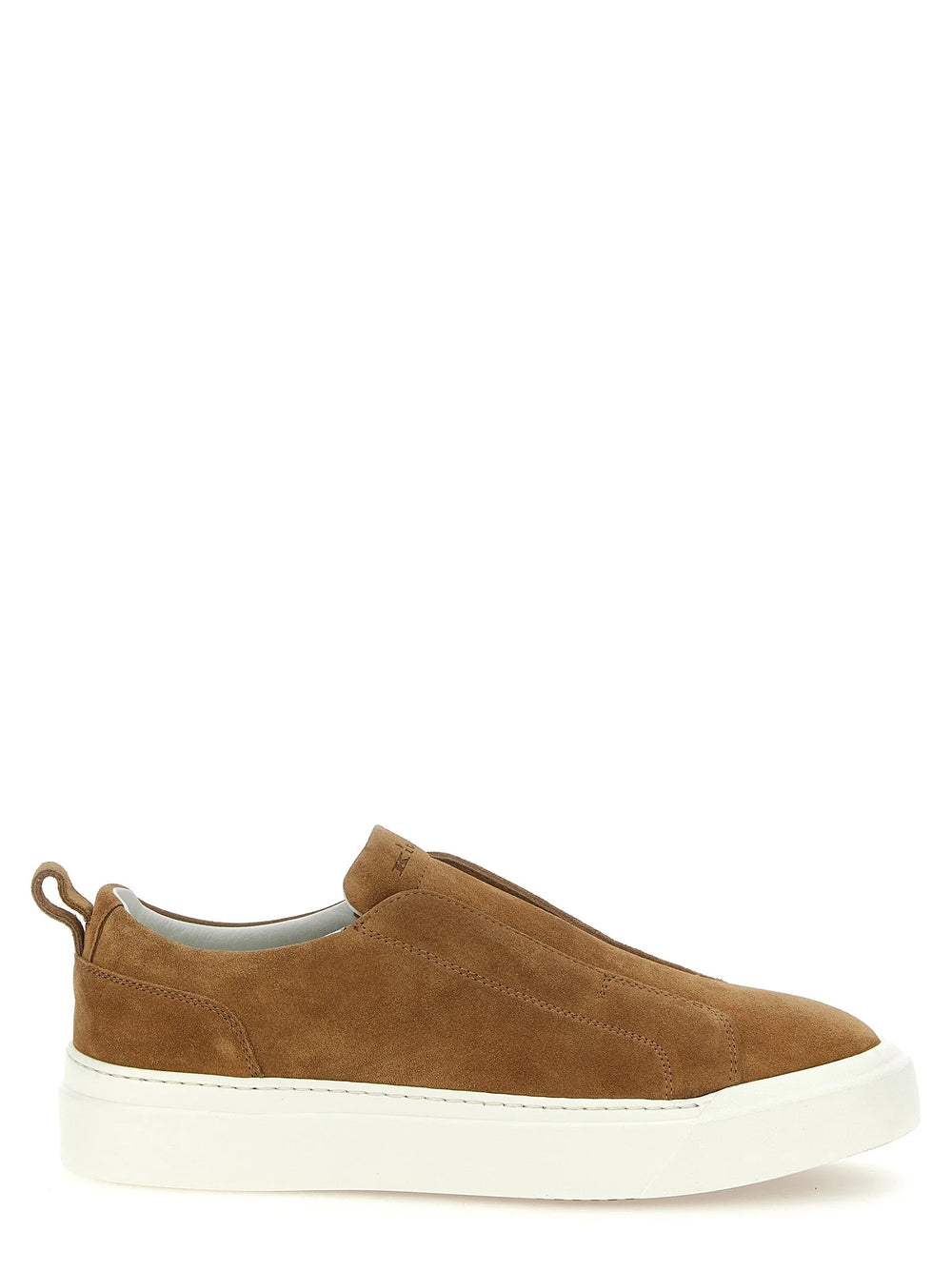 Kiton Brown Calfskin Low Top Sneakers - EU 41 | US 8