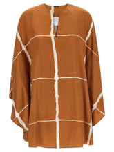 Kiton Brown Silk Blouse