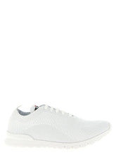 Kiton White Cotton Athletic Sneakers