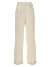 Kiton White Virgin Wool Casual Pants - IT40